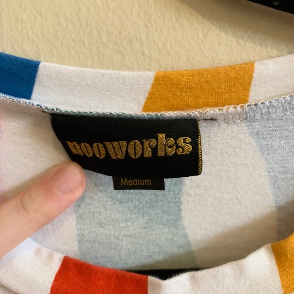 Nooworks Salvation Stripe Tee Dress in Medium - Picture 2 of 5